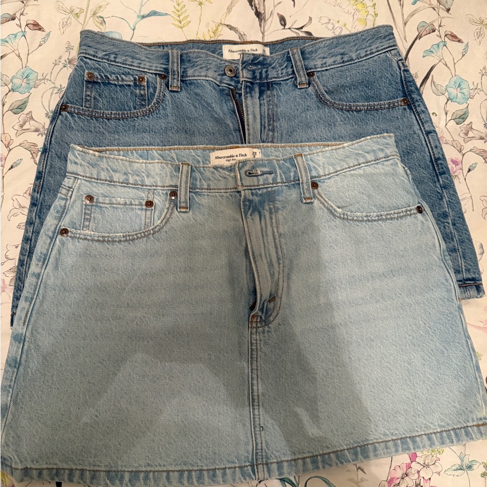 Abercrombie & Fitch High Rise denim skirt size 29